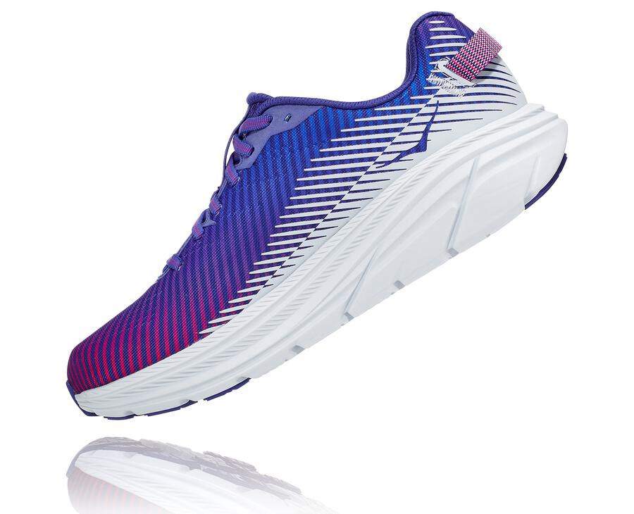 Hoka One One ランニングシューズ レディース 青/白 - リンコン2 - DM2759601